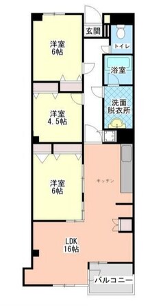MKマンション 矢作台パレスの物件間取画像